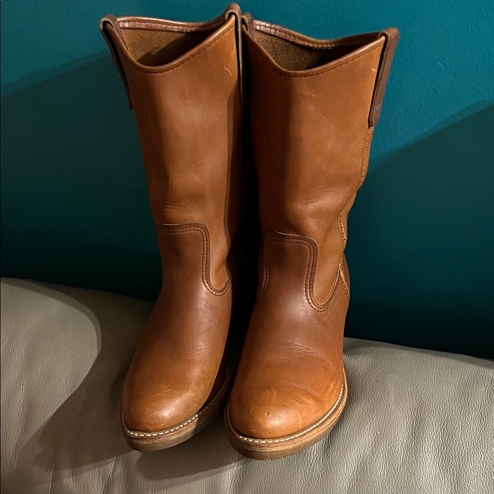 Vintage Red Wing Pecos 1155 Cowboy Brown Boots- men’s 6.5 D
